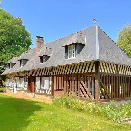 Estate In Normandy With Pool & Tennis Court Сasa de vacaciones Le Mesnil-sur-Blangy